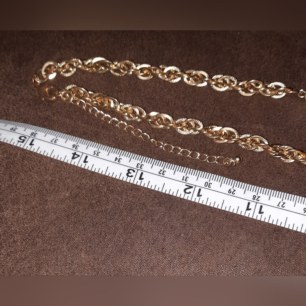 Buddha multi charm pendant gemstone bead goldtone necklace tassel Tribal - Picture 10 of 16